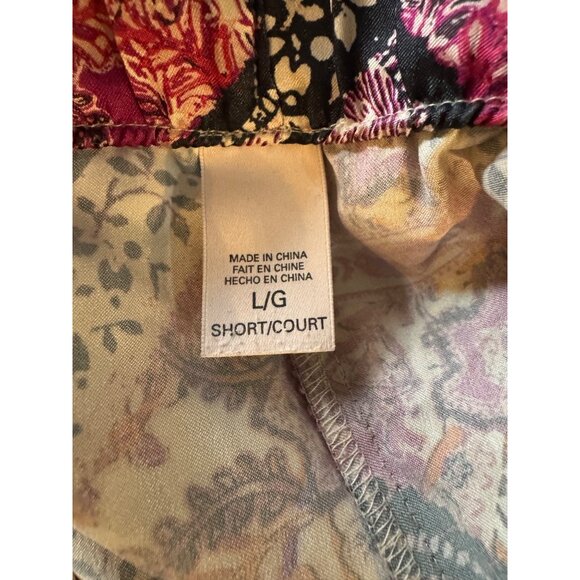 Victorias Secret L Womens Short/Court Pajama Set Multicolor Polyester - Picture 3 of 12